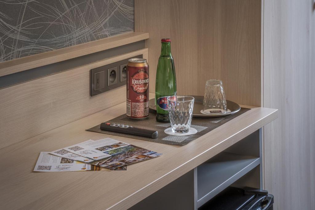 Nápoje v ubytování Pension Böhmerwald