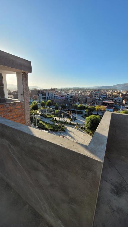 a view of a city from the top of a building at Apartamento viaje de estudio in Huancayo