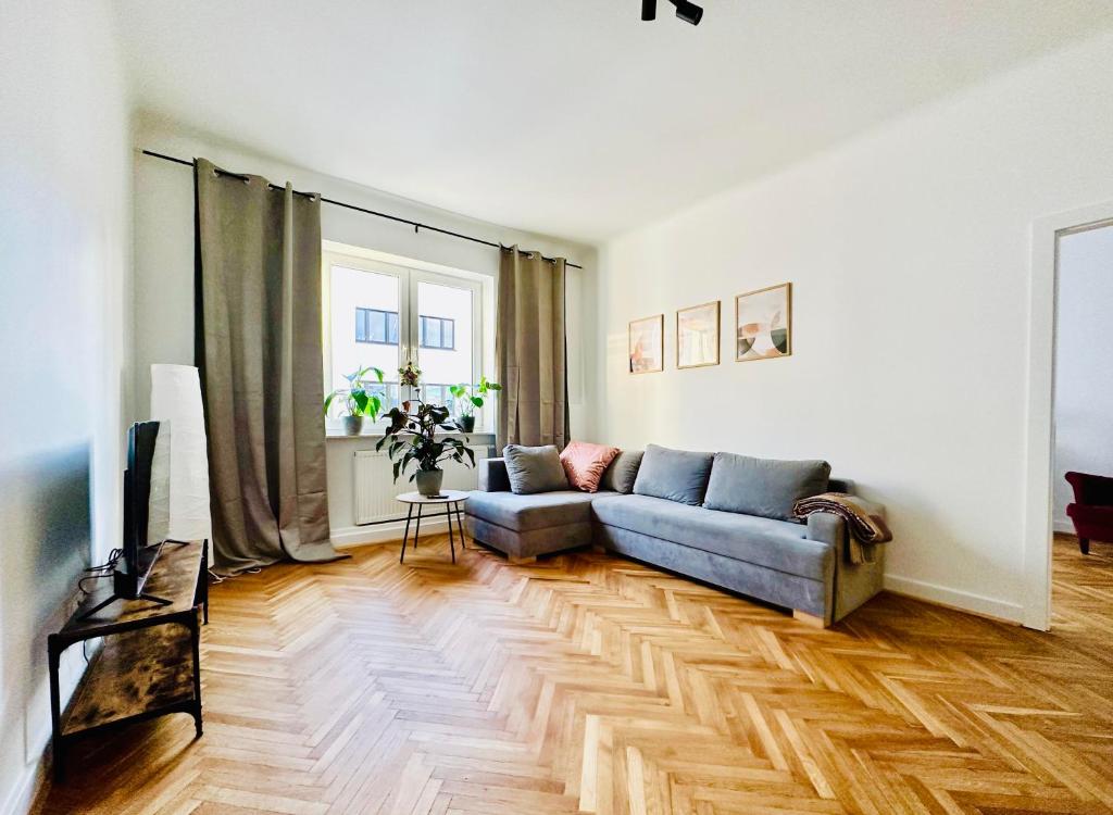 Posezení v ubytování Baja Apartment Warsaw