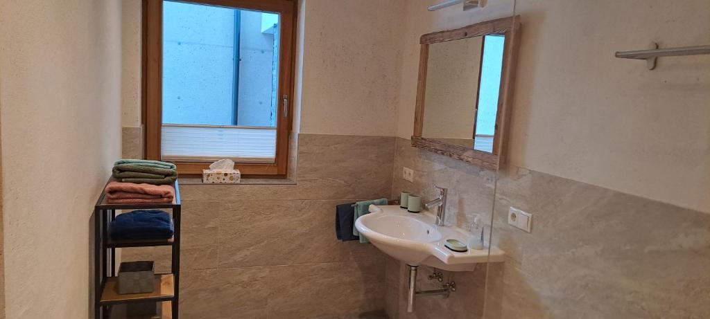 Kúpeľňa v ubytovaní Ferienwohnung Widmann
