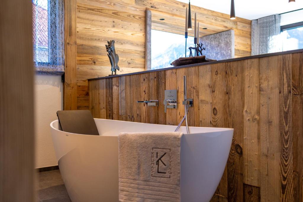 Koupelna v ubytování Chalet ORUS - Tirol Kärnten