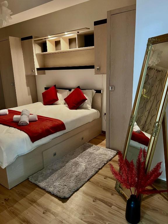 Postel nebo postele na pokoji v ubytování Kyan Residence