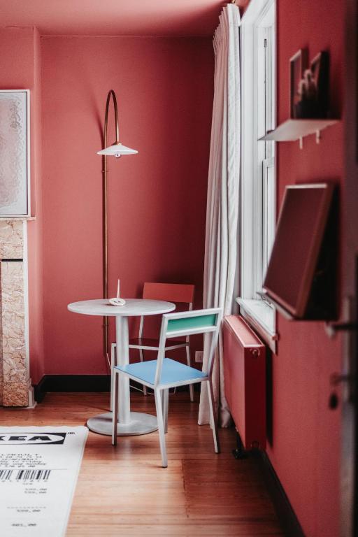 TV a/nebo společenská místnost v ubytování Huis Hector Mechiels ROOM