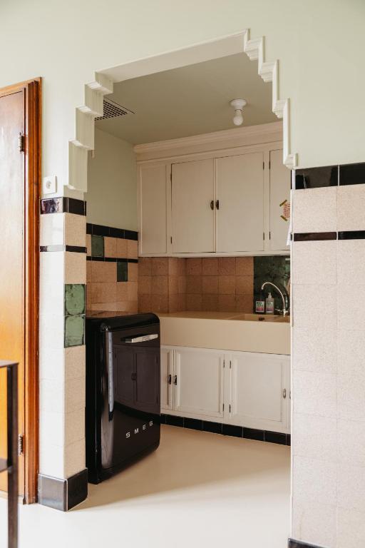 Kuchyň nebo kuchyňský kout v ubytování Huis Hector Mechiels ROOM