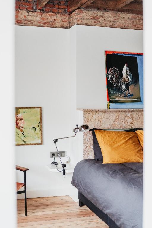TV a/nebo společenská místnost v ubytování Huis Hector Mechiels ROOM