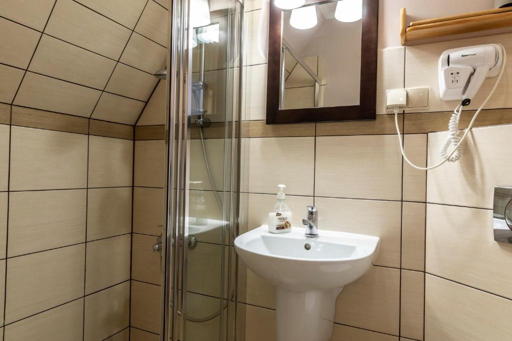 Kúpeľňa v ubytovaní Willa u Jadzi