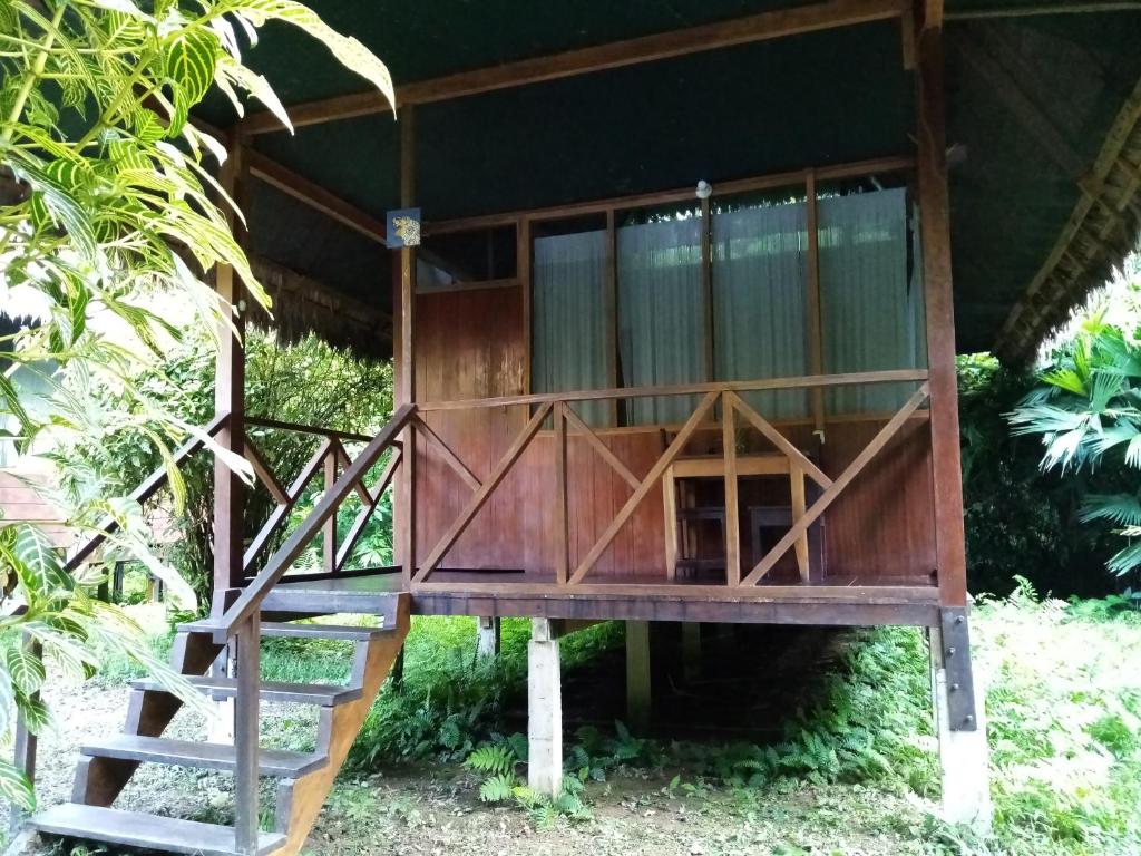 Zahrada ubytování Inotawa Lodge