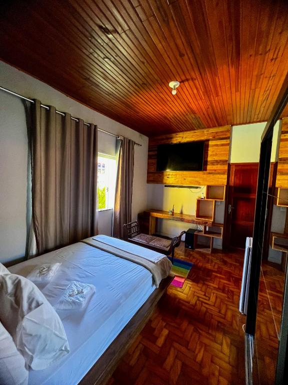 Postel nebo postele na pokoji v ubytování HOSTEL BADULACK