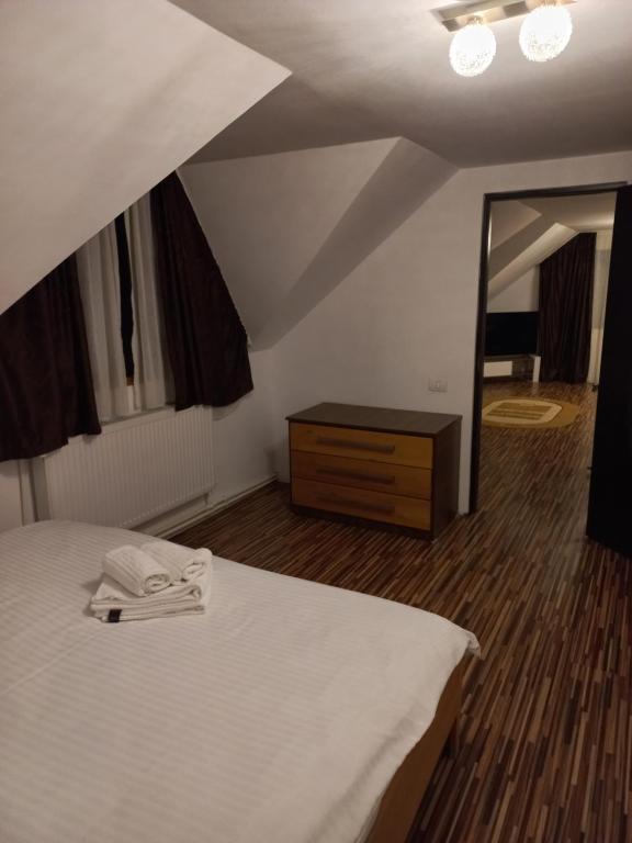 Postel nebo postele na pokoji v ubytování Cabana Antonia