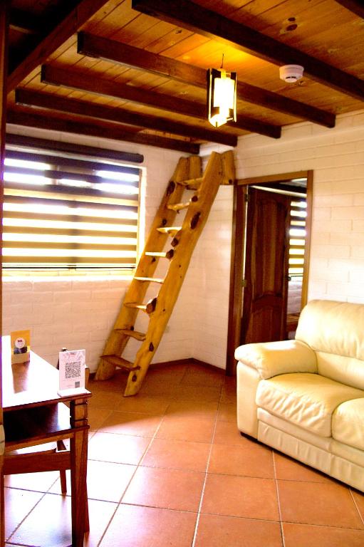 Posezení v ubytování Hosteria Cananvalle