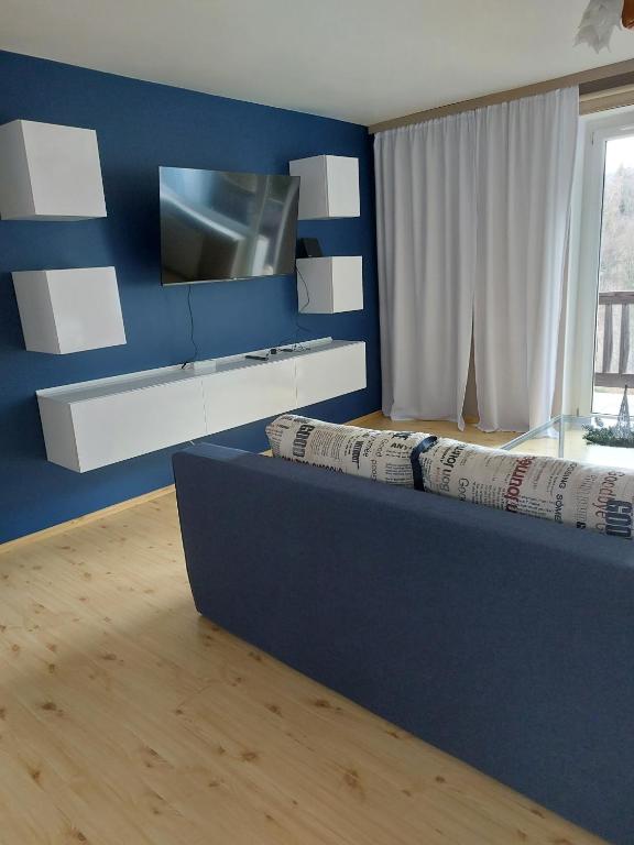 TV a/nebo společenská místnost v ubytování Willa KaMa