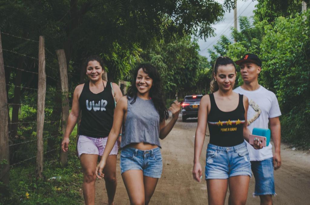 Tetamu yang menginap di Bella Flor Hostel Palomino