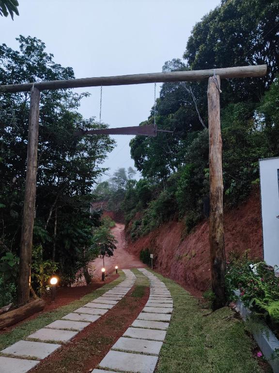 Zahrada ubytování Recanto do Príncipe, privacidade, paz e contato Com a natureza