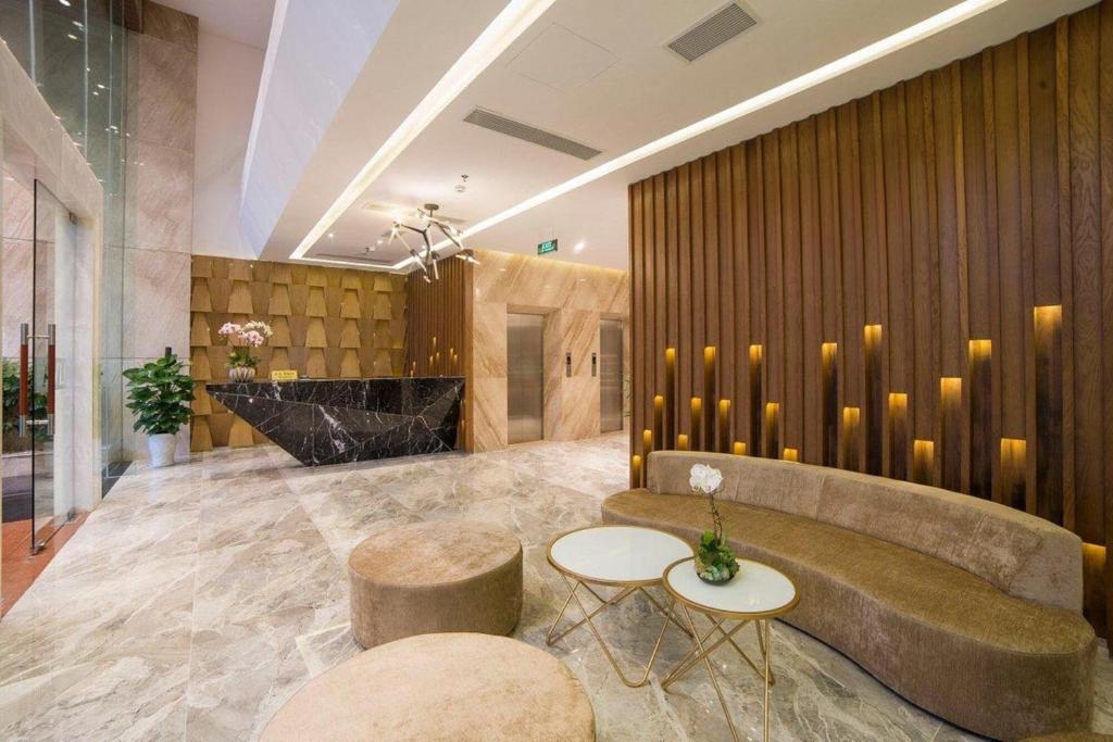 Posezení v ubytování Hai Trieu Hotel