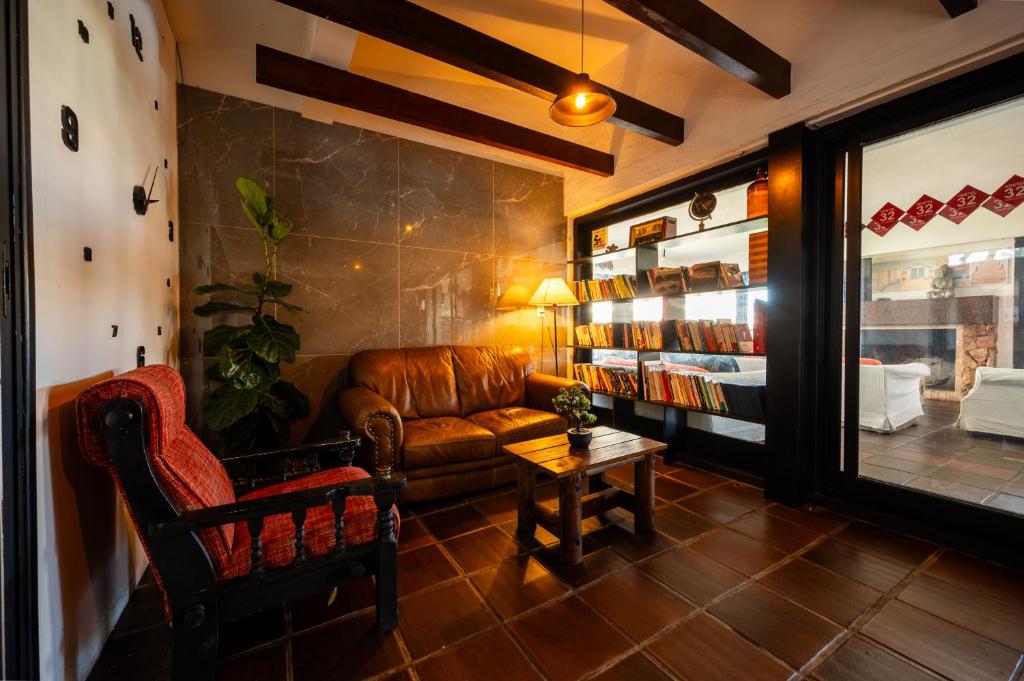 Posezení v ubytování Hostel 32