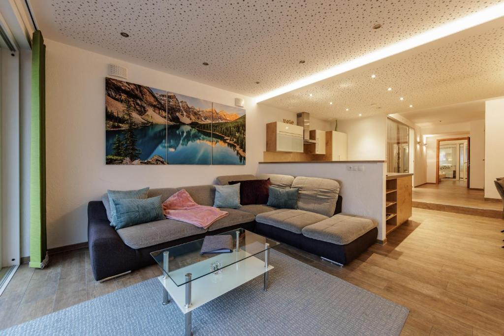 Posezení v ubytování Apartmenthaus Goldeck