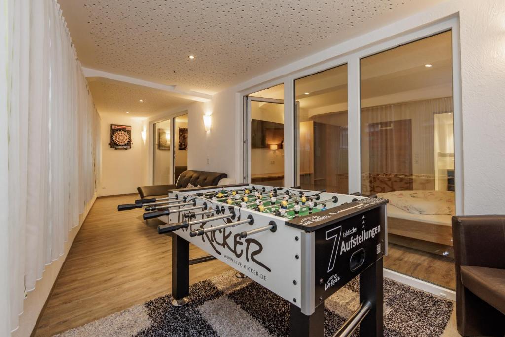 Fitness centrum a/nebo fitness zařízení v ubytování Apartmenthaus Goldeck