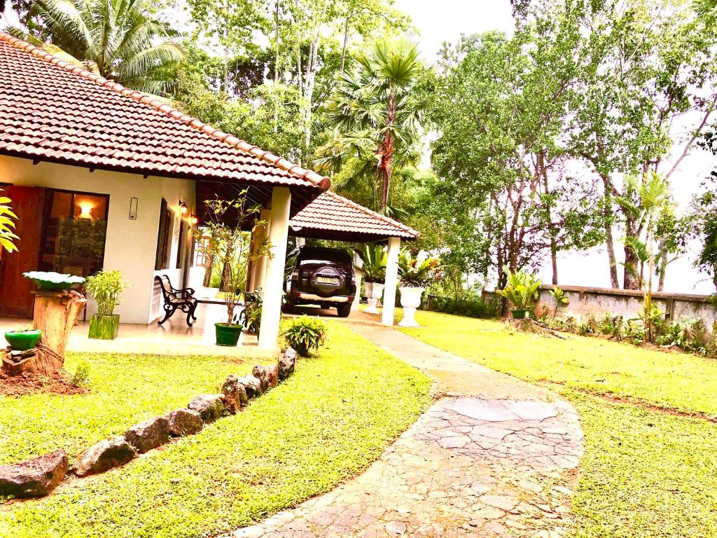 Zahrada ubytování Captain's Bungalow, Kandy