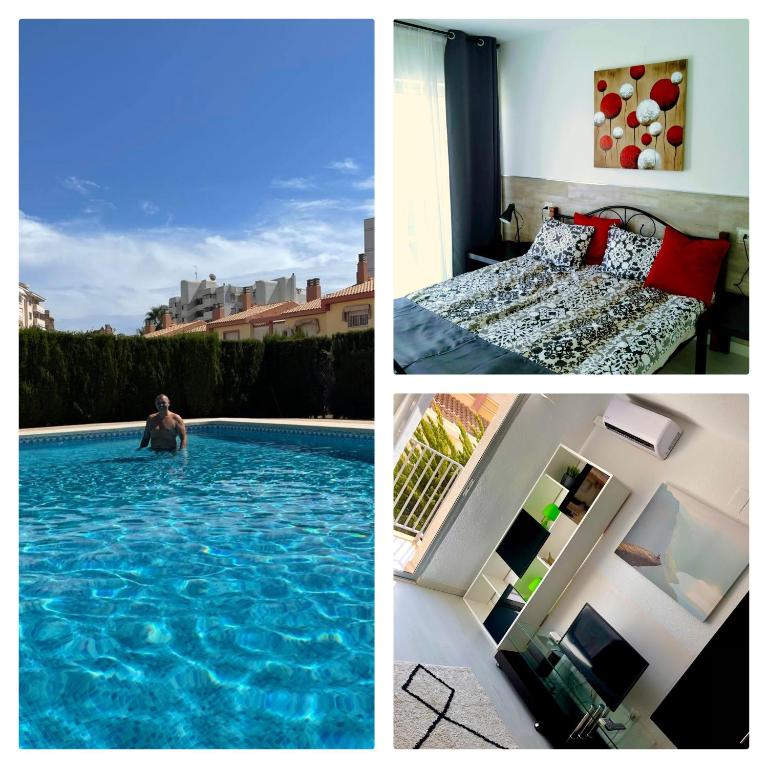 The swimming pool at or close to Apartamento Gasparot