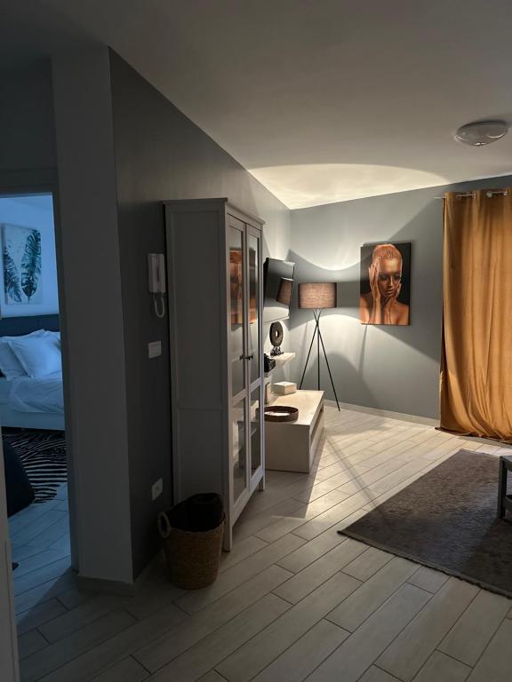 Posteľ alebo postele v izbe v ubytovaní Apartman Magnolija Umag