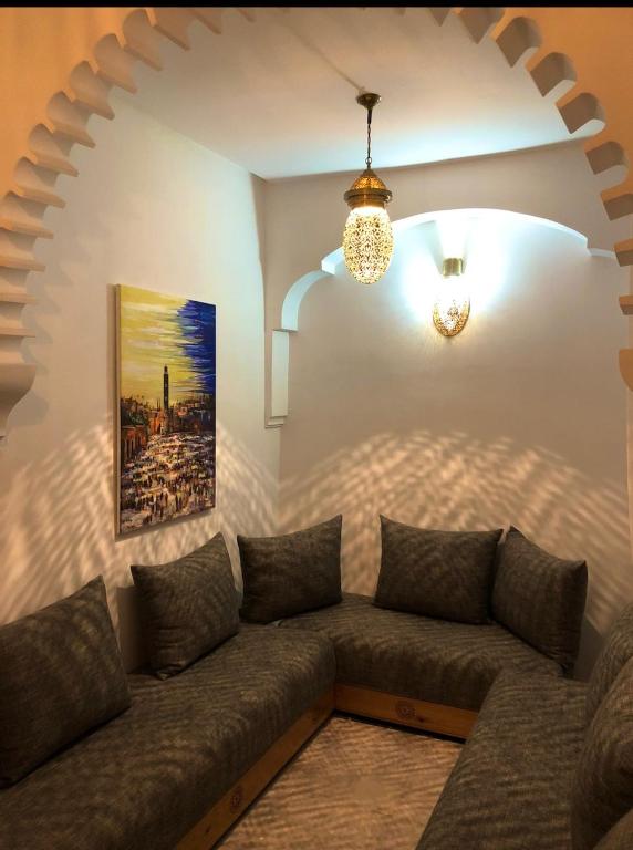 Posezení v ubytování Riad Orient Palace