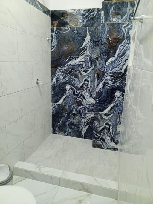 Koupelna v ubytování Casa Palmamar