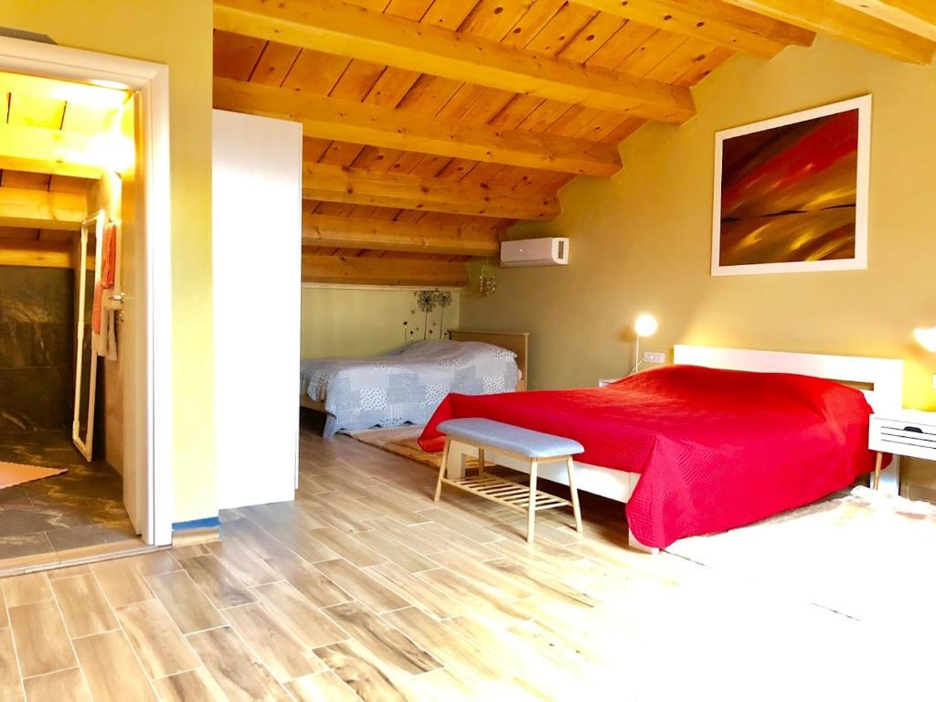Posteľ alebo postele v izbe v ubytovaní Holiday home - Healthy house Opatija