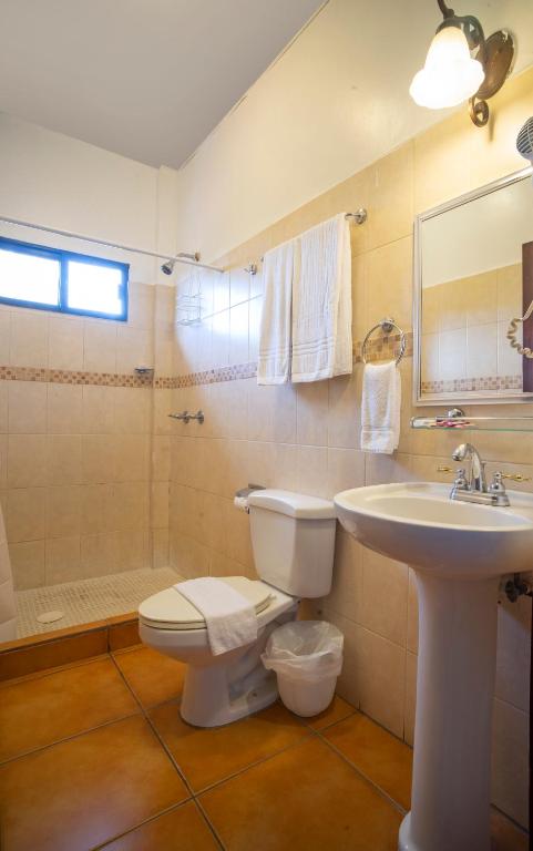 Koupelna v ubytování Apart hotel la Trejo