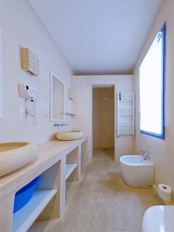 Koupelna v ubytování La Naca sul Mare - Suite