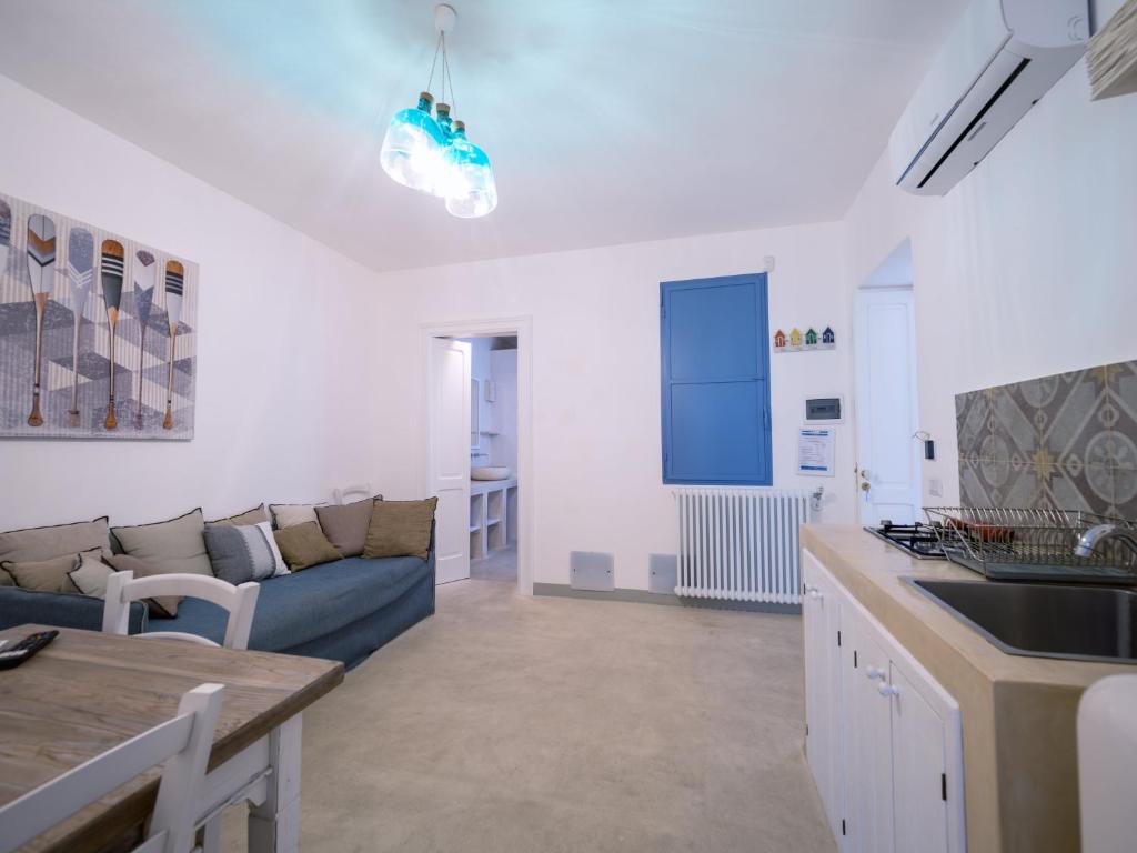 Kuchyň nebo kuchyňský kout v ubytování La Naca sul Mare - Suite