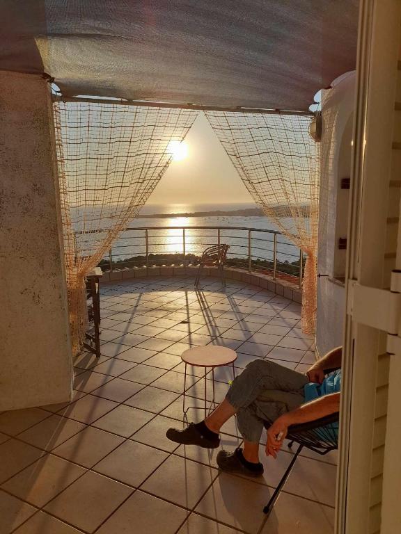 Balkón alebo terasa v ubytovaní Charly Point Villa