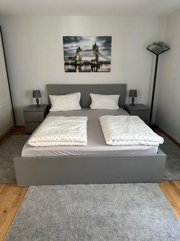 Posteľ alebo postele v izbe v ubytovaní Apartman PEPI