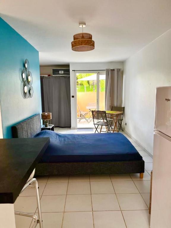Postel nebo postele na pokoji v ubytování Studio - Résidence avec piscine