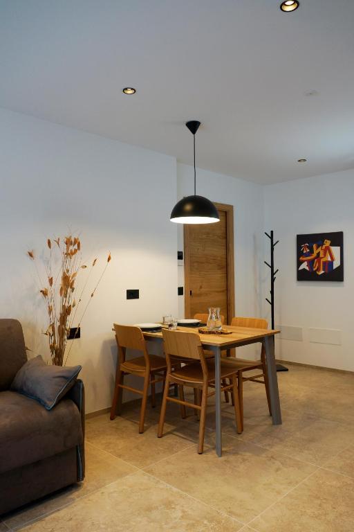 Posezení v ubytování Chalet Larix Andalo Deluxe Apartments