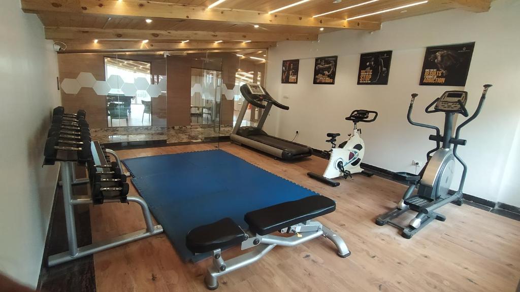 Fitness centrum a/nebo fitness zařízení v ubytování The Orchard Greens Resort - A Centrally Heated Property