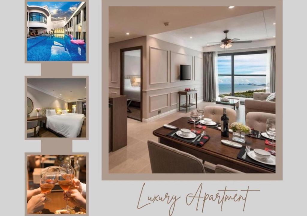 Posezení v ubytování Luxury Apartment in Altara Building with Ocean View