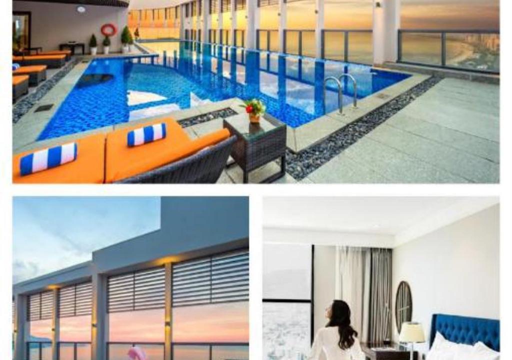 Bazén v ubytování Luxury Apartment in Altara Building with Ocean View nebo v jeho okolí