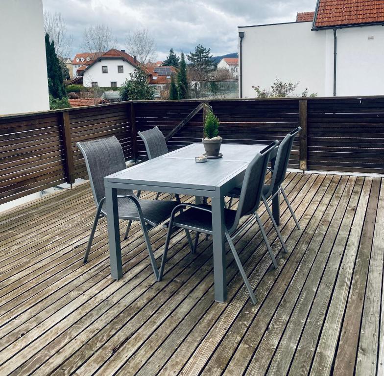 Balkón alebo terasa v ubytovaní Kremslodge