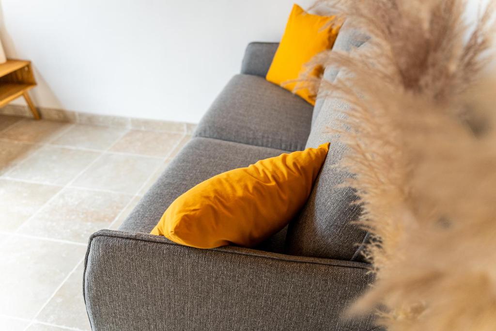 Posezení v ubytování Bungalow L'escale de Takamaka