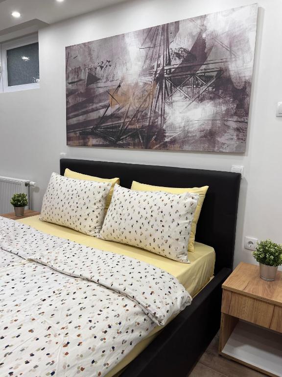 Ένα ή περισσότερα κρεβάτια σε δωμάτιο στο Guest House LILA