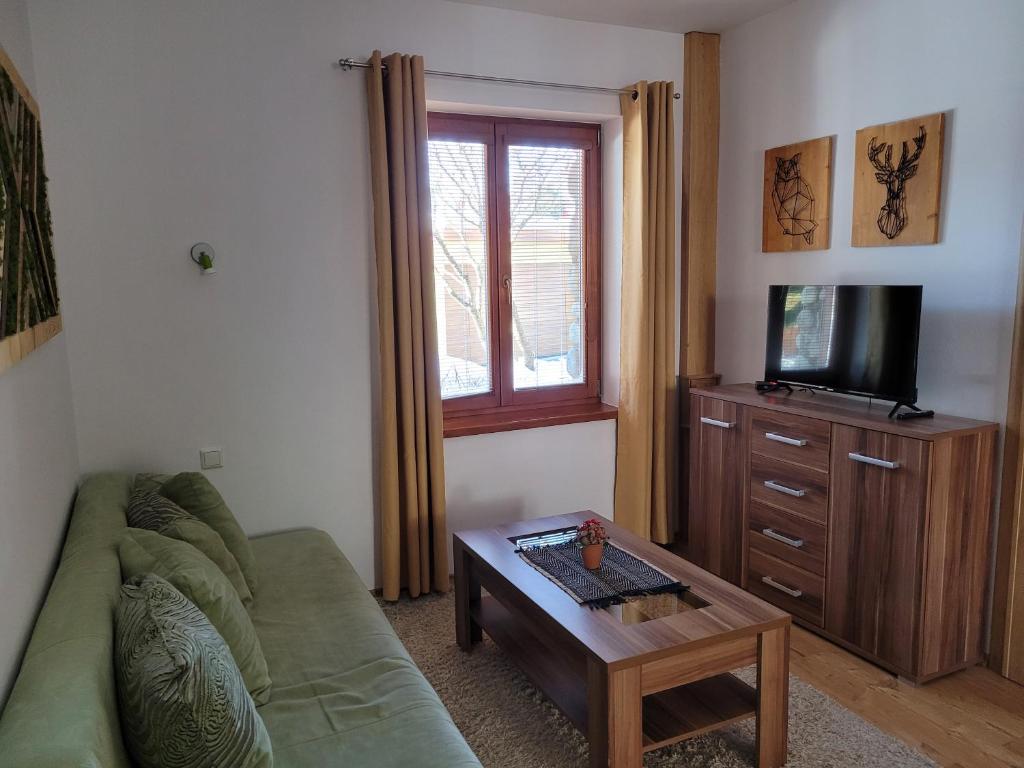 TV a/nebo společenská místnost v ubytování Family House - Apartmany Zuzana