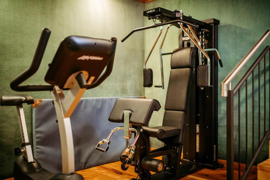 Fitness centrum a/nebo fitness zařízení v ubytování Hotel Alpenstüble Appartements