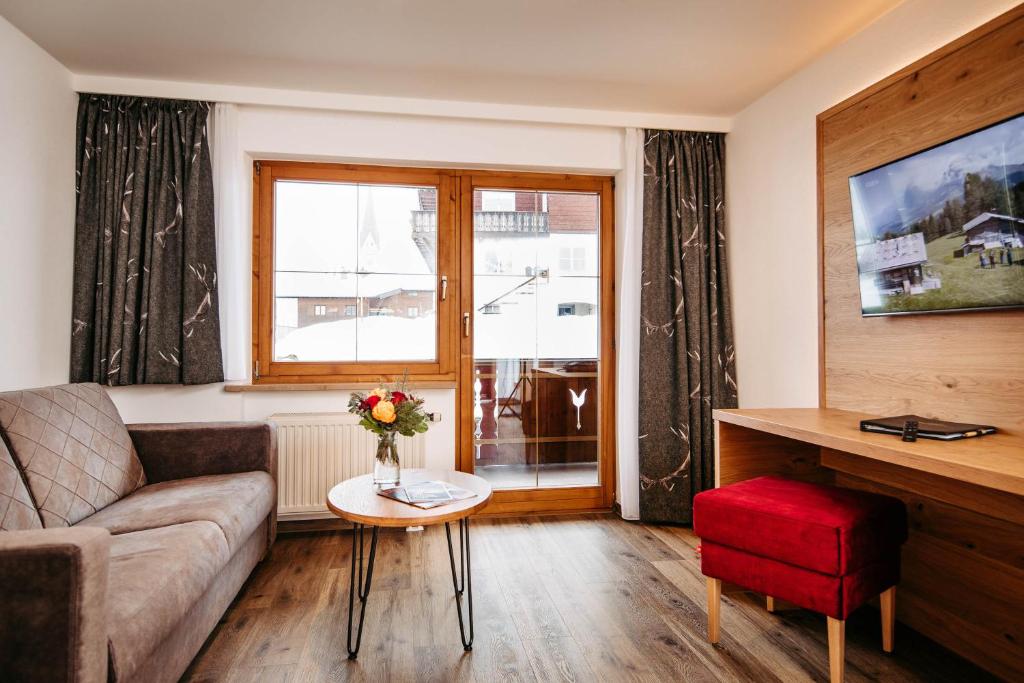 Posezení v ubytování Hotel Alpenstüble Appartements
