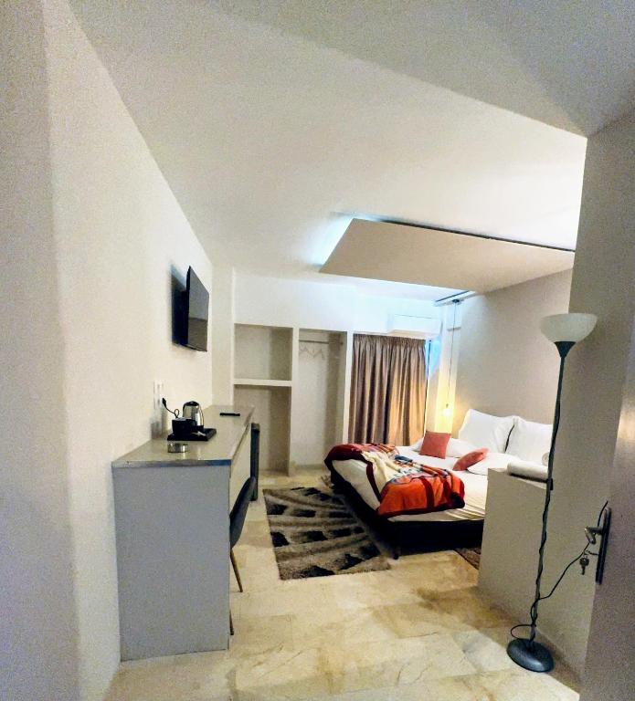TV a/nebo společenská místnost v ubytování CENTRAL VIEW ΜΙΔΕΙΑ