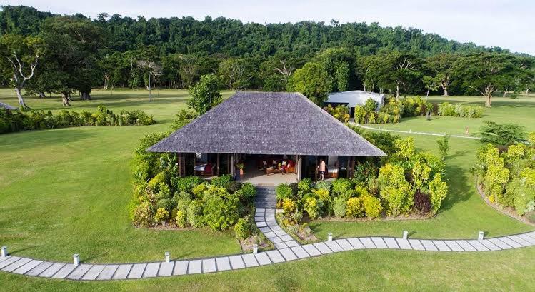 an overhead view of a house in a park at Private Island Experience in Vitouara