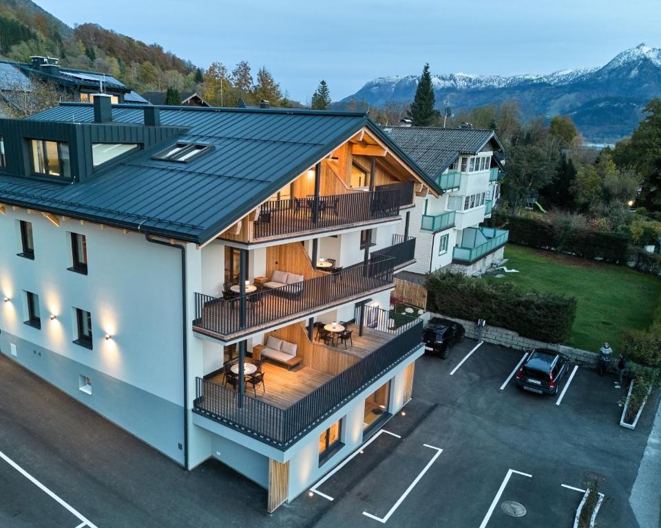 Nespecifikovaný výhled na hory nebo výhled na hory při pohledu z apartmánu