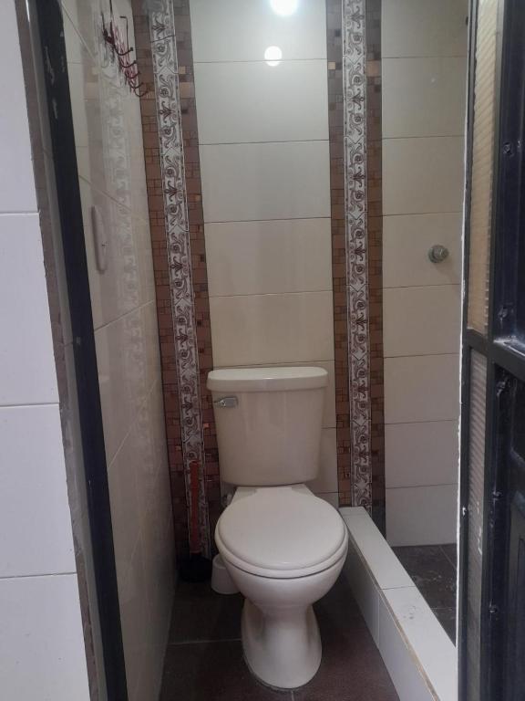 Koupelna v ubytování Hostal Atlantis