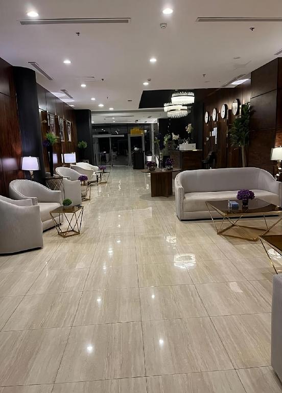 Posezení v ubytování The S Hotel - jeddah - prince sultan street - فندق ذا اس - جده - طريق الامير سلطان