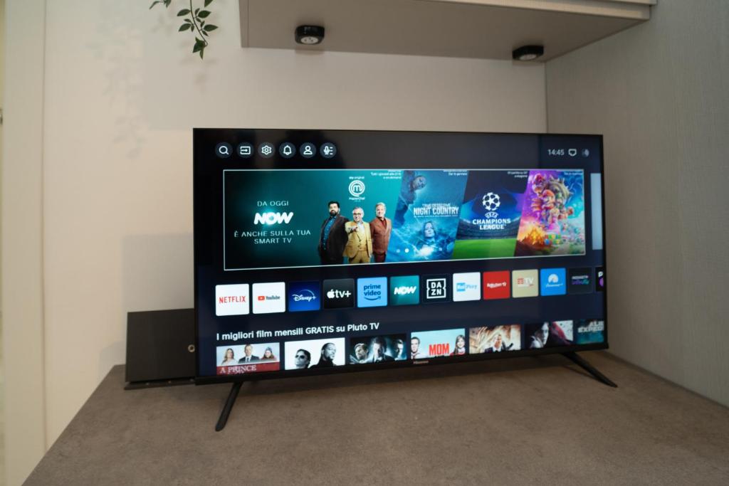 TV a/nebo společenská místnost v ubytování AG apartment
