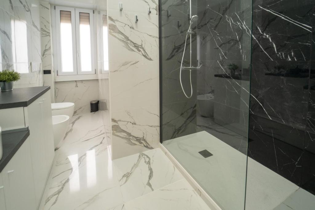 Koupelna v ubytování AG apartment